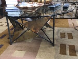 Tobias Musicant's paintings for sale in a New Jersey gallery.